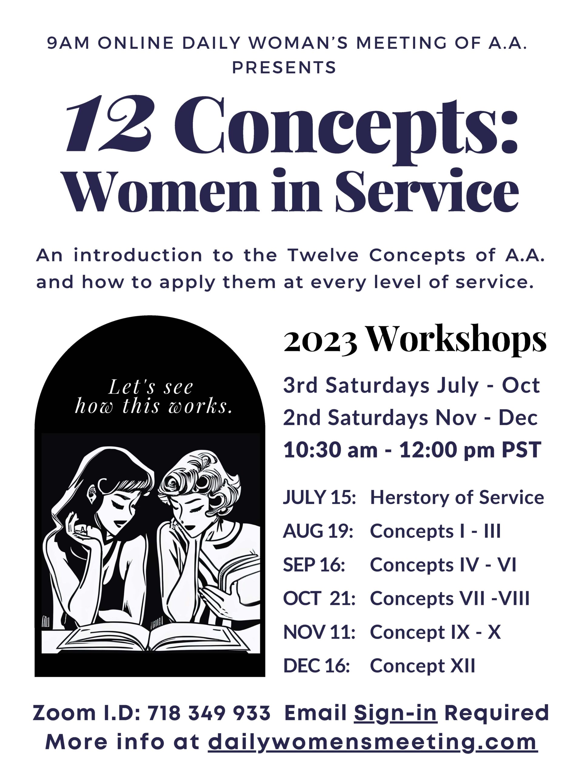 12 Concepts: Women in Service