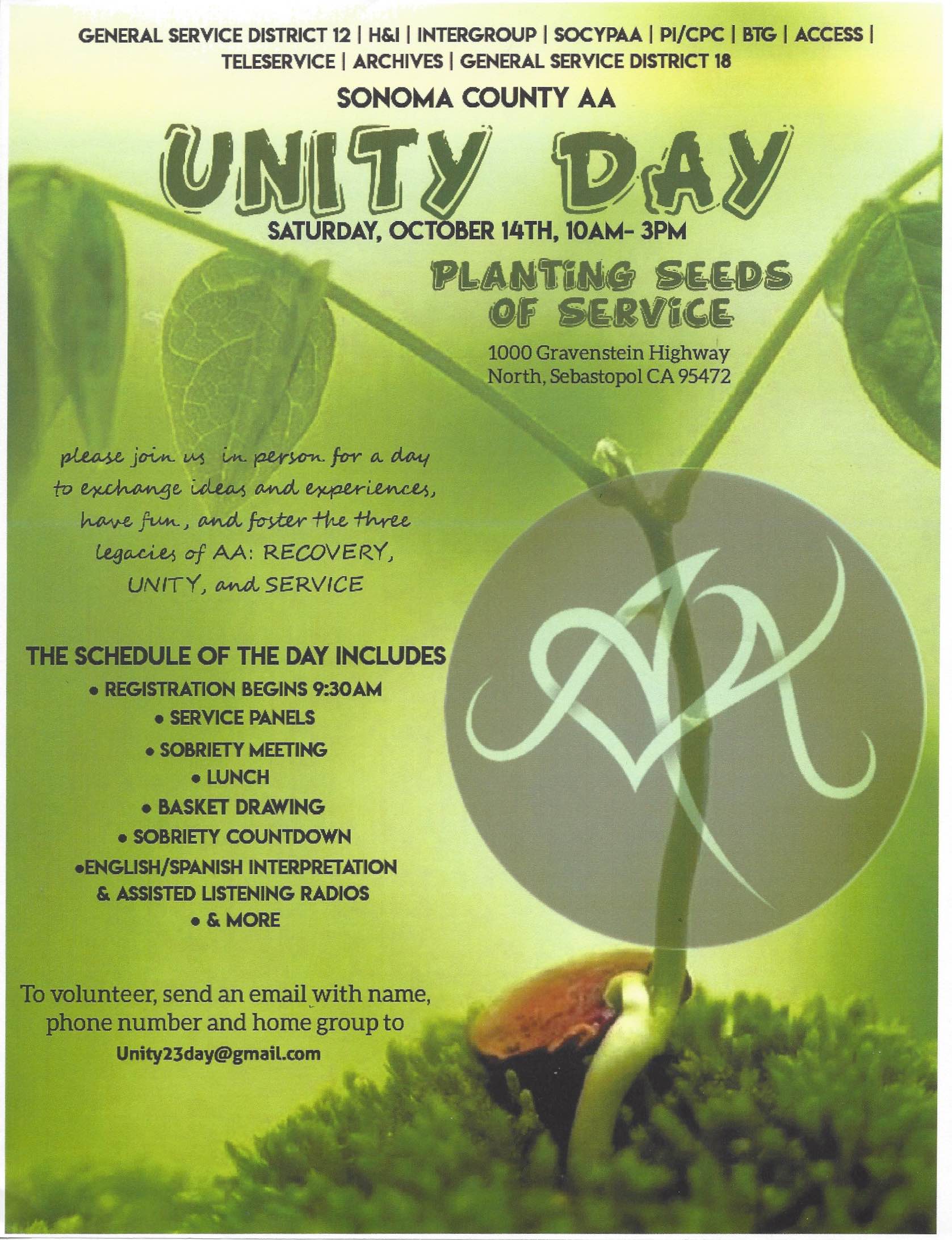 Sonoma Unity Day 2023