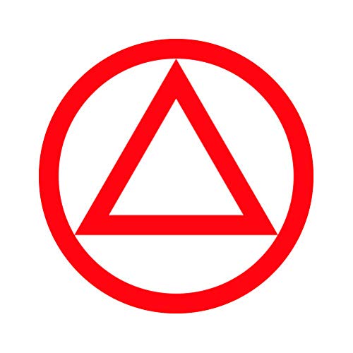aa logo in red