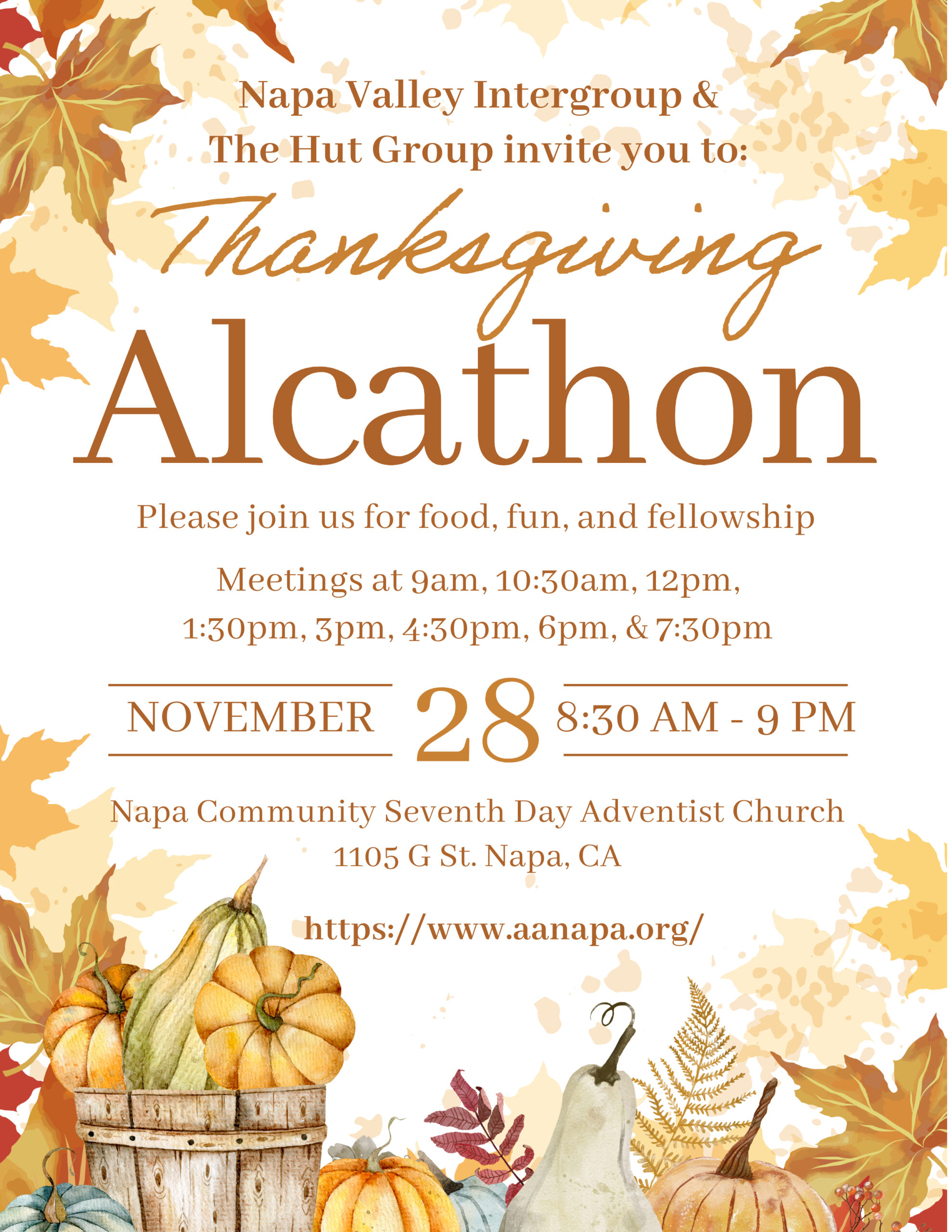 2024 Thanksgiving Alcathon