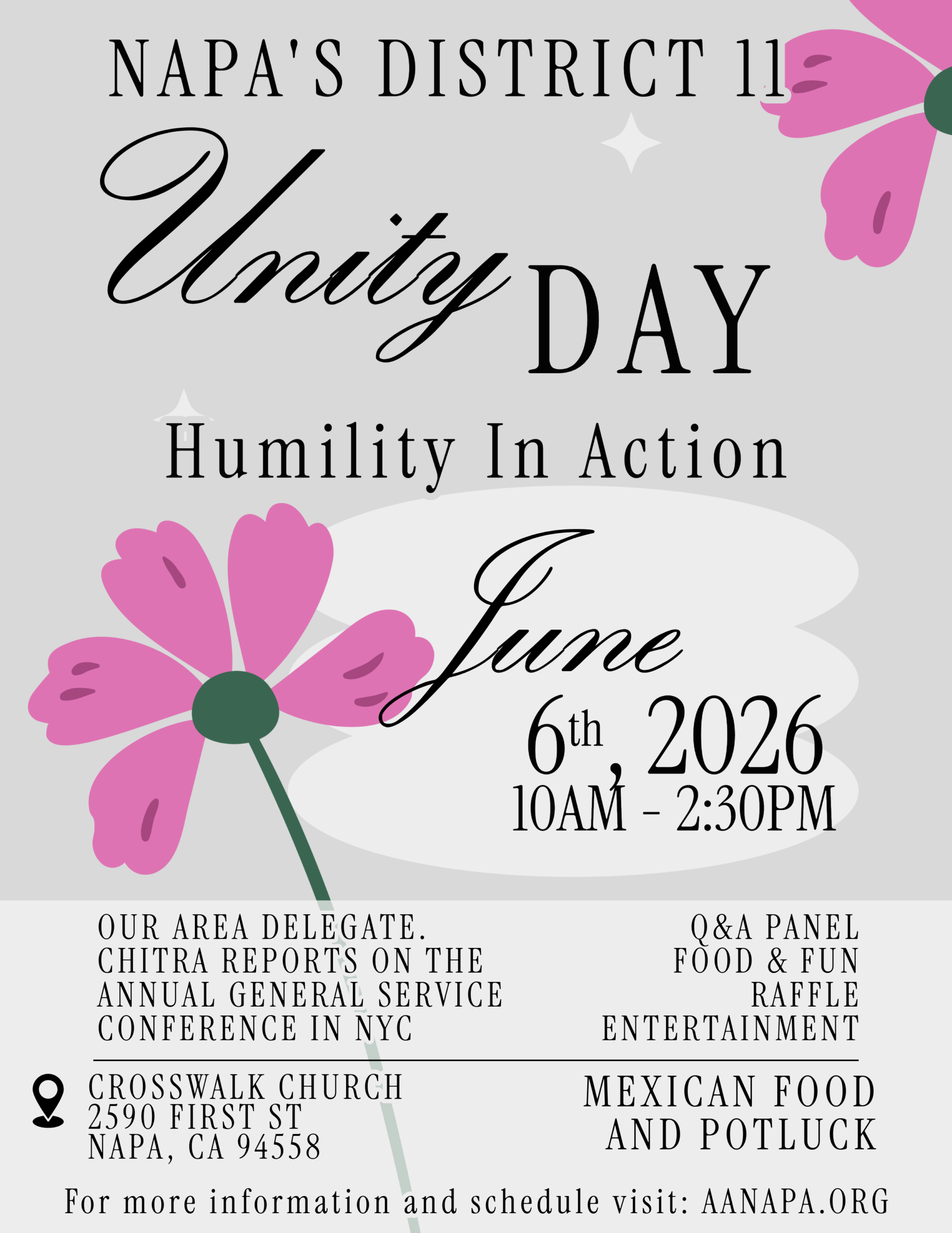 2026 Unity Day Flyer